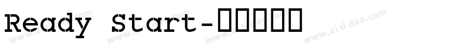 Ready Start字体转换